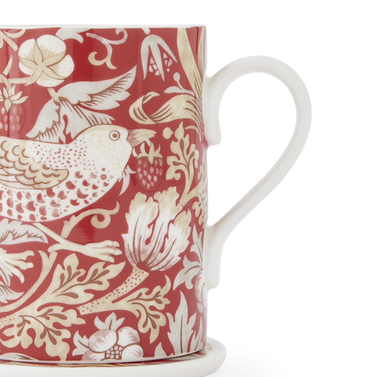 Morris & Co. Strawberry Thief Mug & Tray Set image number null